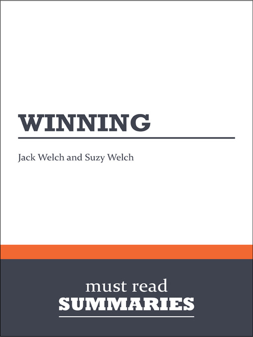 Title details for Winning - Jack Welch and Suzy Welch by Must Read Summaries - Wait list